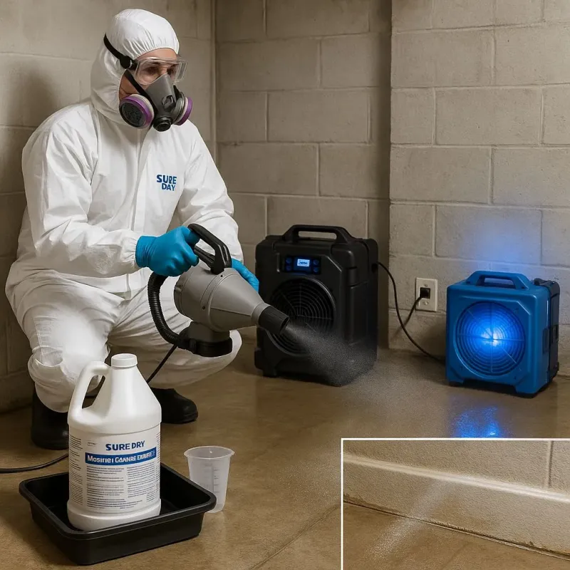 Sanitization and Odor Removal process in Millersville, TN