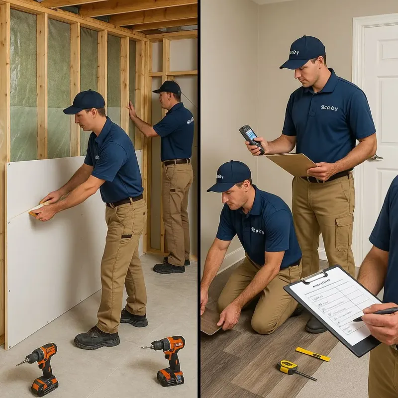 Repairs and Reconstruction process in Millersville, TN