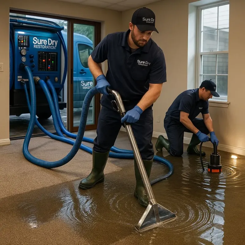 Water Extraction and Removal process in Millersville, TN